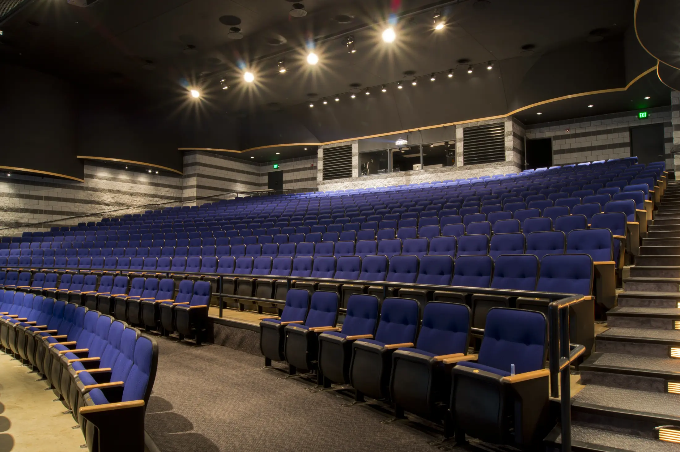 Walled Lake Central seating from house left